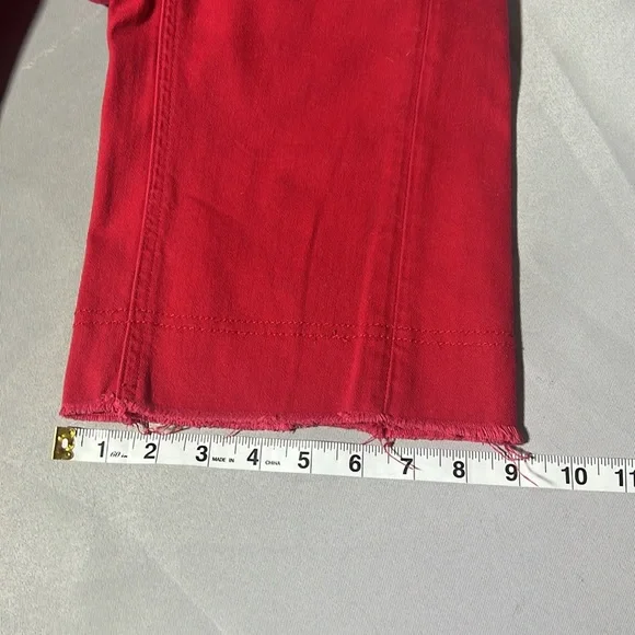 Maje red jeans wide leg - Picture 7 of 10